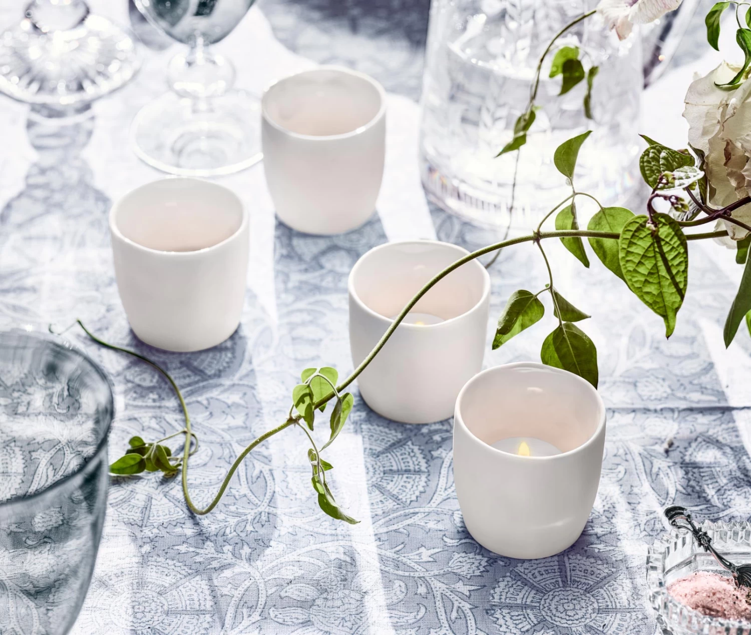 White Tea & Rosemary Alfresco Tealight Set - Image 2