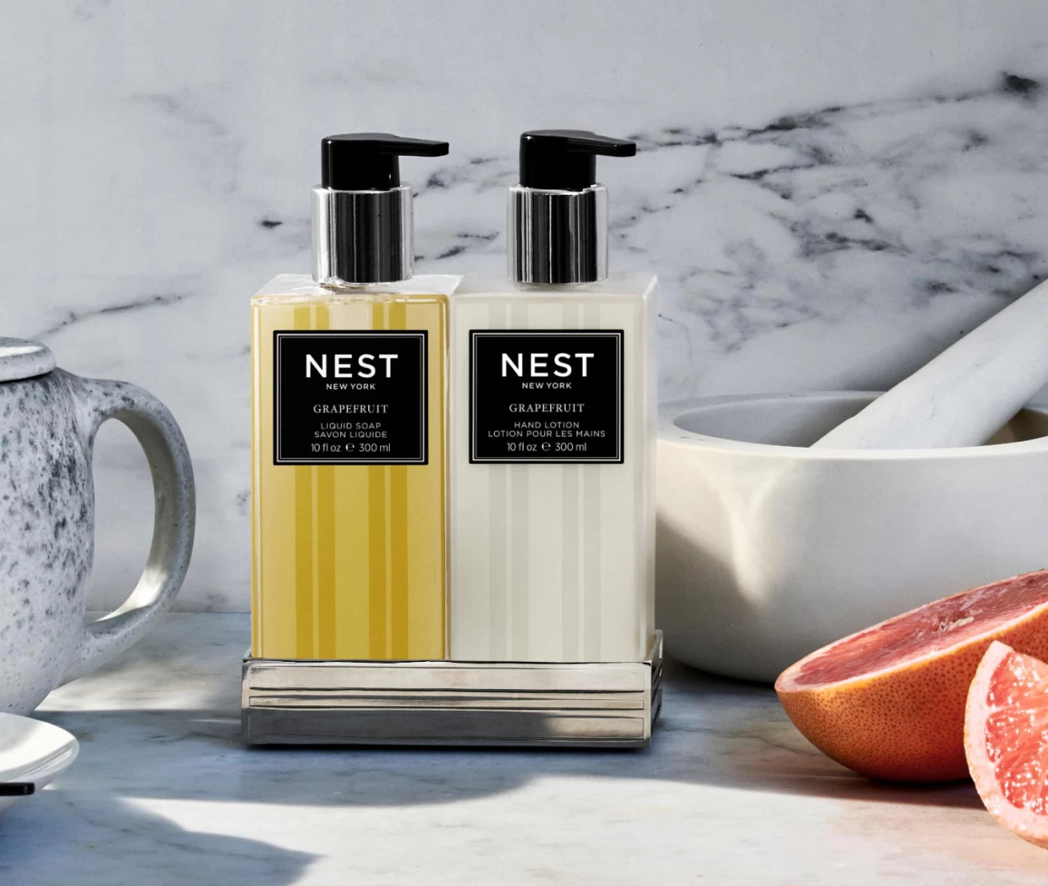 Grapefruit Liquid Soap & Hand Lotion Set - Image 3