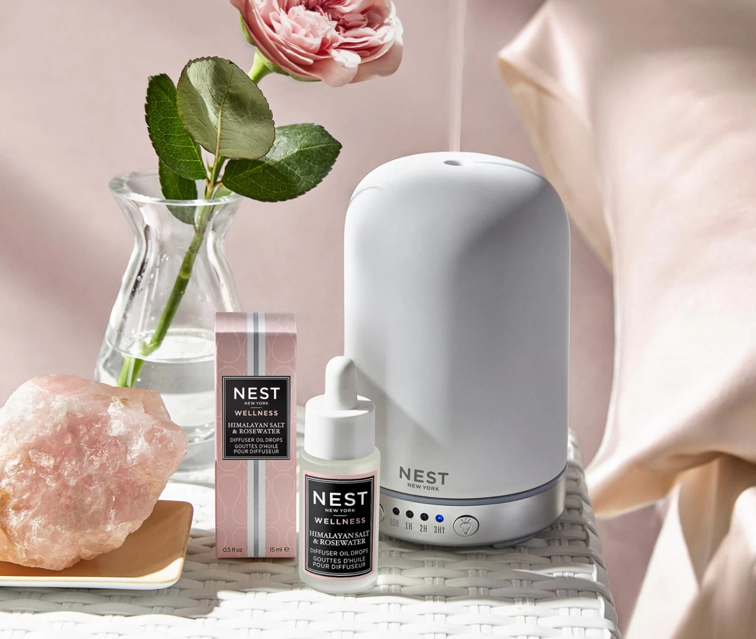 Himalayan Salt & Rosewater Diffuser Oil Drops - Image 2