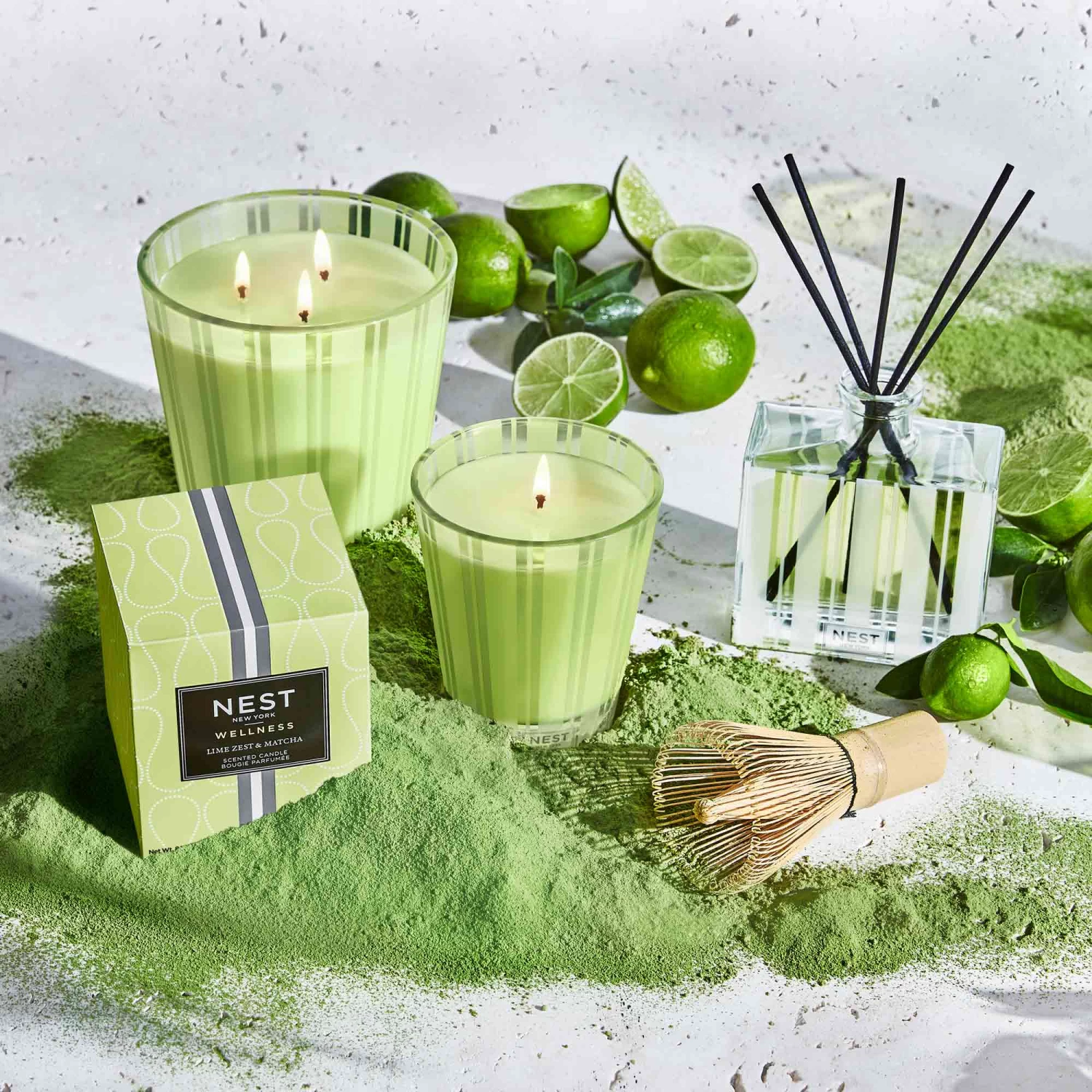 Lime Zest & Matcha Classic Candle - Image 2